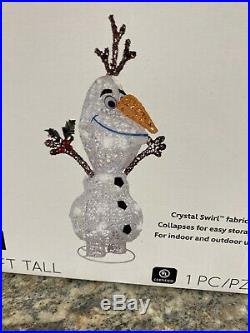 22 Disney Magic Holiday OLAF Shimmering Magic Lighted Yard Sculpture NEW