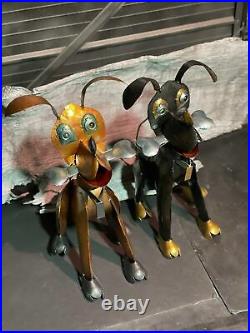 22 Metal Dog, Dog Yard Art, Dog Metal Sculpture, Dog Art, Artist Rene Sepulved