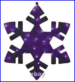 36 Multi-Function LED Snowflake Display Sculpture Outdoor Christmas Yard Decor