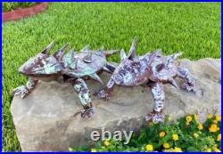 3FT Horny Toad Horned Frog Yard Art Garden Decor