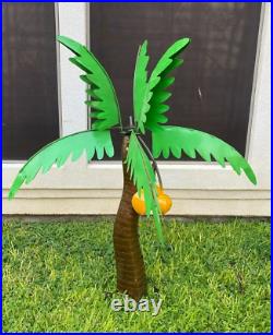 4' FT Metal Palm Tree Yard Art Garden Decor