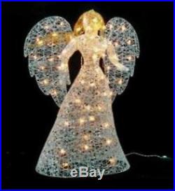 48 Lighted Elegant Glittered Angel Outdoor Christmas Yard Art Decoration