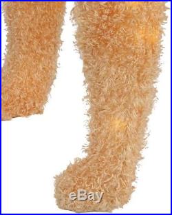 48in 120L LED Fuzzy Golden Retriever Holiday Christmas Yard Outdoor Decoration