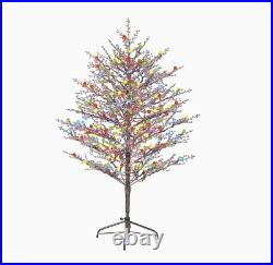5ft Lighted Multi Lights Twig Tree Sculpture Outdoor Christmas Yard Decoration