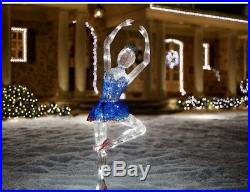 6.5 Ft. LED Lighted Twinkling Tinsel Ballerina Christmas Outdoor Yard Decoration