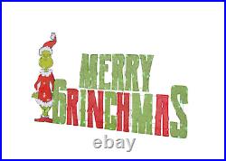 6-FT. Whoville LED MERRY Grinchmas Shimmering Christmas Yard Decor Sculpture