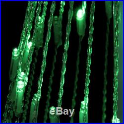 6' Green LED Light Show Cone Christmas Tree Lighted Yard Art Decoration