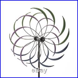 6' Large Colorful Iron Metal Windmill Wind Spinner Outdoor Garden Yard Sculpture