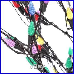 6 ft. LED Deciduous Tree Sculpture with Multi-Color Outdoor Yard Christmas Decor