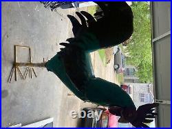 6 metal rooster yard decor