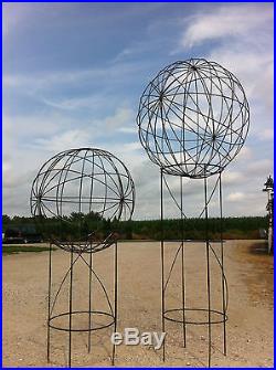 60 Garden Metal Art Ball Tower Yard Sculpture Smallest Art Work of 3 Sizes