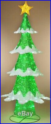 72H Glittering Outdoor Christmas Tree Lights Sculpture Yard Lawn Decoration
