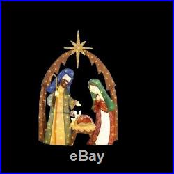 76 in Holy Night Jesus Christ Decor Christmas LED Lights Outdoor Yard Display