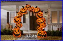 8 FT Led Lighted Spooky Arch Outdoor Indoor Halloween Yard Decoration Display