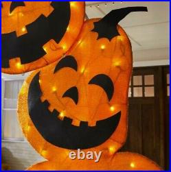 8 FT Led Lighted Spooky Arch Outdoor Indoor Halloween Yard Decoration Display