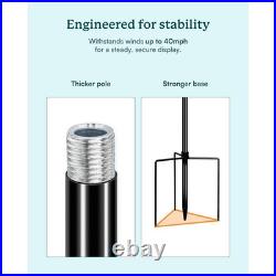 84 In. H Metal Garden Solar Wind Spinner, Sun Outdoor Wind Sculpture Yard Art De