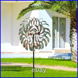 85 Large Metal Wind Spinners Outdoor Yard Sculpture Art Kinetic Wind Spinners