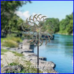 85 Large Metal Wind Spinners Outdoor Yard Sculpture Art Kinetic Wind Spinners