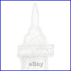 86 in. Christmas Twinkling Eiffel Tower Pre-Lit Outdoor Yard Decor Holiday Gift