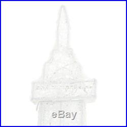 86 in. LED Lighted Twinkling PVC Eiffel Tower I Christmas outdoor yard decor