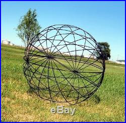 89 tall Garden Metal Art Ball Tower Yard Sculpture Medium Art Work of 3 Sizes