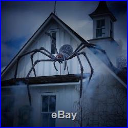 9 ft. Giant Halloween Spider Decoration Light-Up Sound Large Outdoor Yard