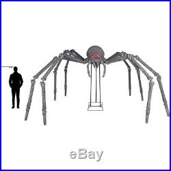 9 ft. Giant Halloween Spider Decoration Light-Up Sound Large Outdoor Yard Figure