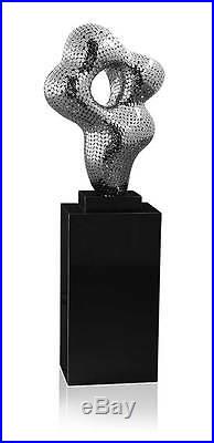 Abstract Stainless Steel Sculpture 1000 Small High-Polished Welded Wow