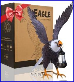 American Bald Eagle Large Outdoor Metal Statue Lawn Sculpture Garden Yard Art