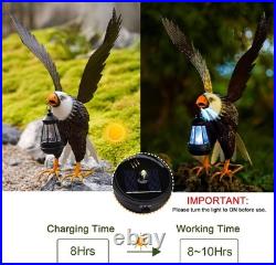 American Bald Eagle Large Outdoor Metal Statue Lawn Sculpture Garden Yard Art American Bald Eagle Large Outdoor Metal Statue Lawn Sculpture Garden Yard Art