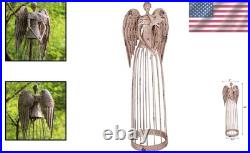 Angel Garden Statue Metal Yard Art Decor