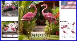 Art Deco Flamingo Garden Statues Enchanting Pink Yard Art for Every Occasion