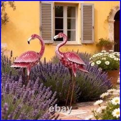 Art Deco Flamingo Garden Statues Enchanting Pink Yard Art for Every Occasion