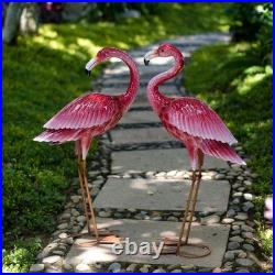 Art Deco Flamingo Garden Statues Enchanting Pink Yard Art for Every Occasion