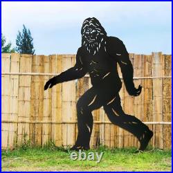 Bigfoot Metal Yard Decor 7.4ft Life Size Sasquatch Outdoor Statue for Garden