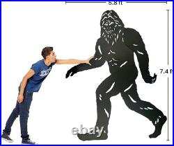 Bigfoot Metal Yard Decor 7.4ft Life Size Sasquatch Outdoor Statue for Garden