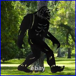 Bigfoot Outdoor Garden Decor, 6.6ft Bigfoot Outdoor Statues Metal Yard Art, B