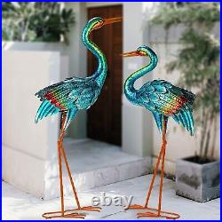 Blue Heron Statue Sculpture Bird Art Crane Decor Home Modern Yard Patio Lawn NEW