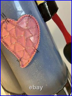 Bobbing Garden Rabbits Large Tall Metal hand painted Yard decor Farm house