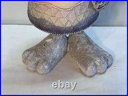 Bobbing Garden Rabbits Large Tall Metal hand painted Yard decor Farm house