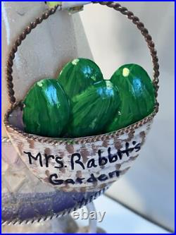 Bobbing Garden Rabbits Large Tall Metal hand painted Yard decor Farm house Bobbing Garden Rabbits Large Tall Metal hand painted Yard decor Farm house