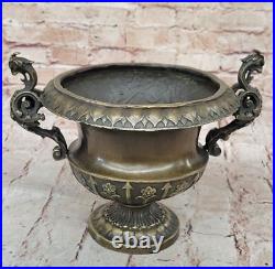 Bronze Sculpture Planter Hot Cast Home Yard Decoration Figurine Figure Artwork