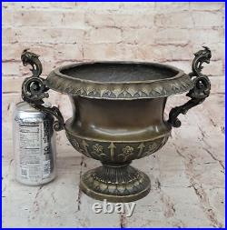 Bronze Sculpture Planter Hot Cast Home Yard Decoration Figurine Figure Artwork