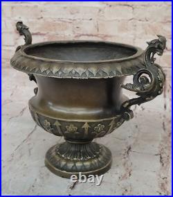 Bronze Sculpture Planter Hot Cast Home Yard Decoration Figurine Figure Artwork