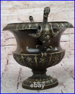 Bronze Sculpture Planter Hot Cast Home Yard Decoration Figurine Figure Artwork