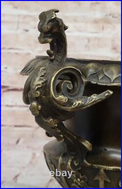 Bronze Sculpture Planter Hot Cast Home Yard Decoration Figurine Figure Artwork