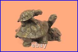 Bronze Sculpture Statue SALE Box Turtle Reptile Garden Yard Art Decorative