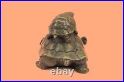 Bronze Sculpture Statue SALE Box Turtle Reptile Garden Yard Art Decorative