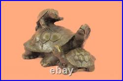 Bronze Sculpture Statue SALE Box Turtle Reptile Garden Yard Art Decorative