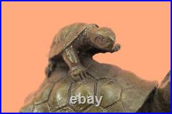 Bronze Sculpture Statue SALE Box Turtle Reptile Garden Yard Art Decorative